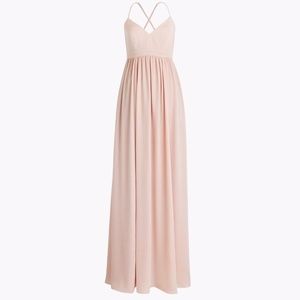 J.Crew – Blush Spaghetti-strap Chiffon Dress 16/XL